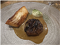 turbot with burnt onion (pescatarian main course)